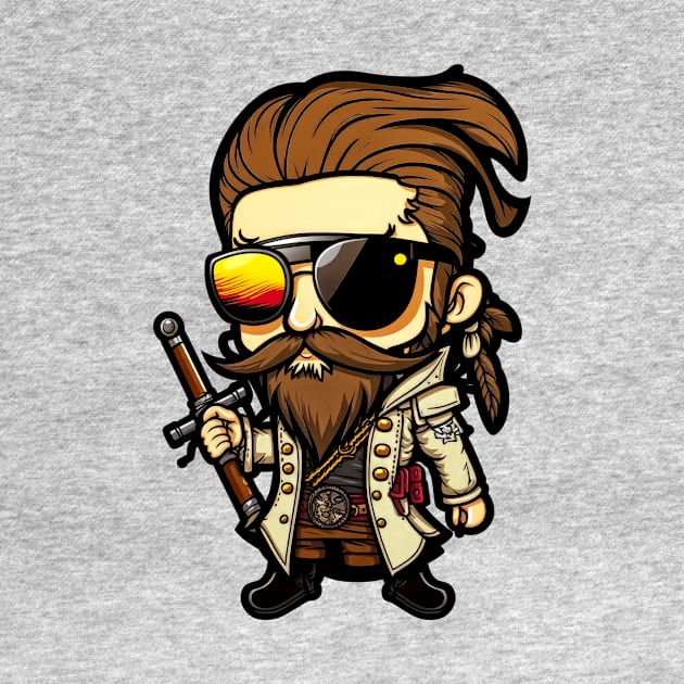 Cool Pirate by ZombieTeesEtc